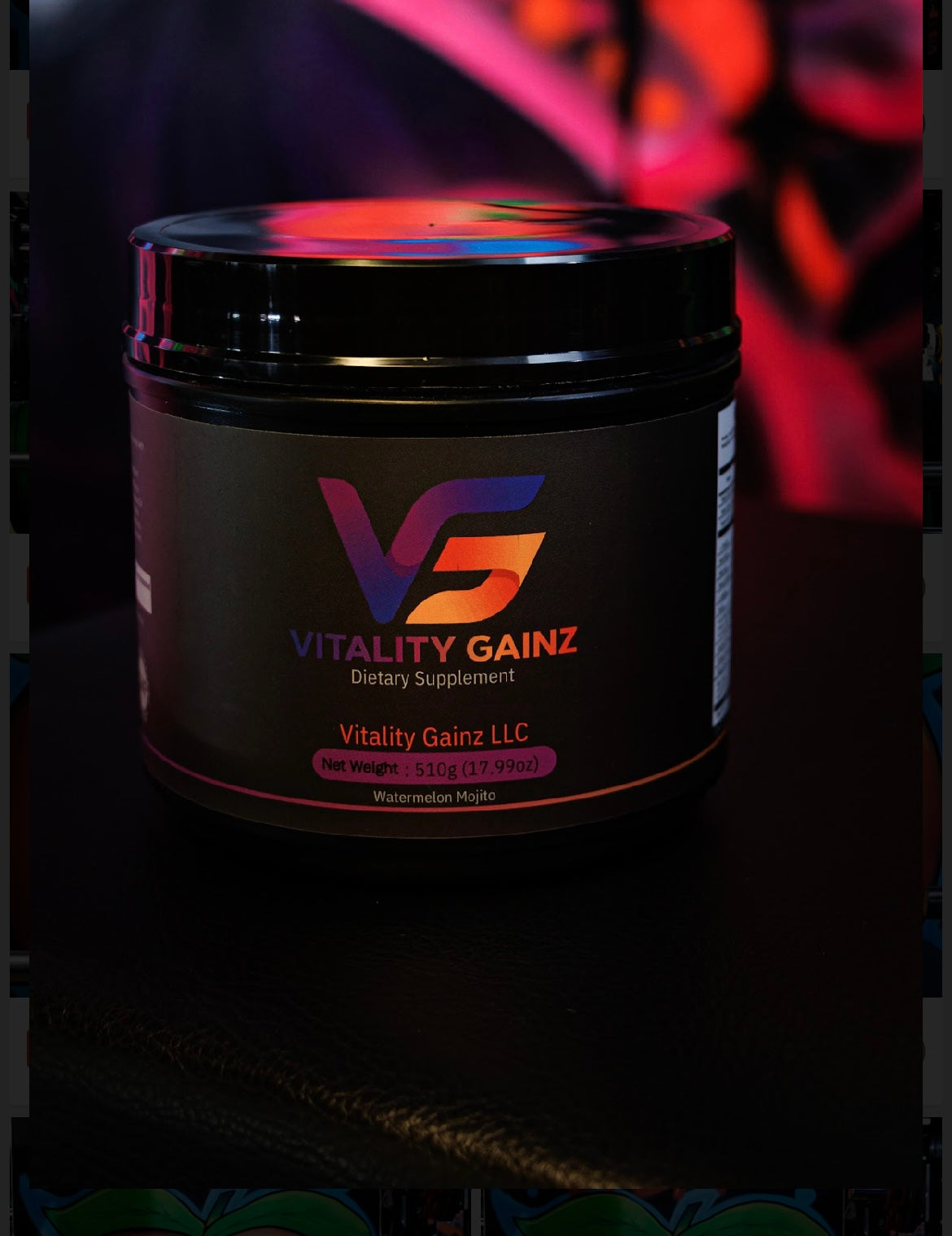 Vitality Gainz Pre Workout